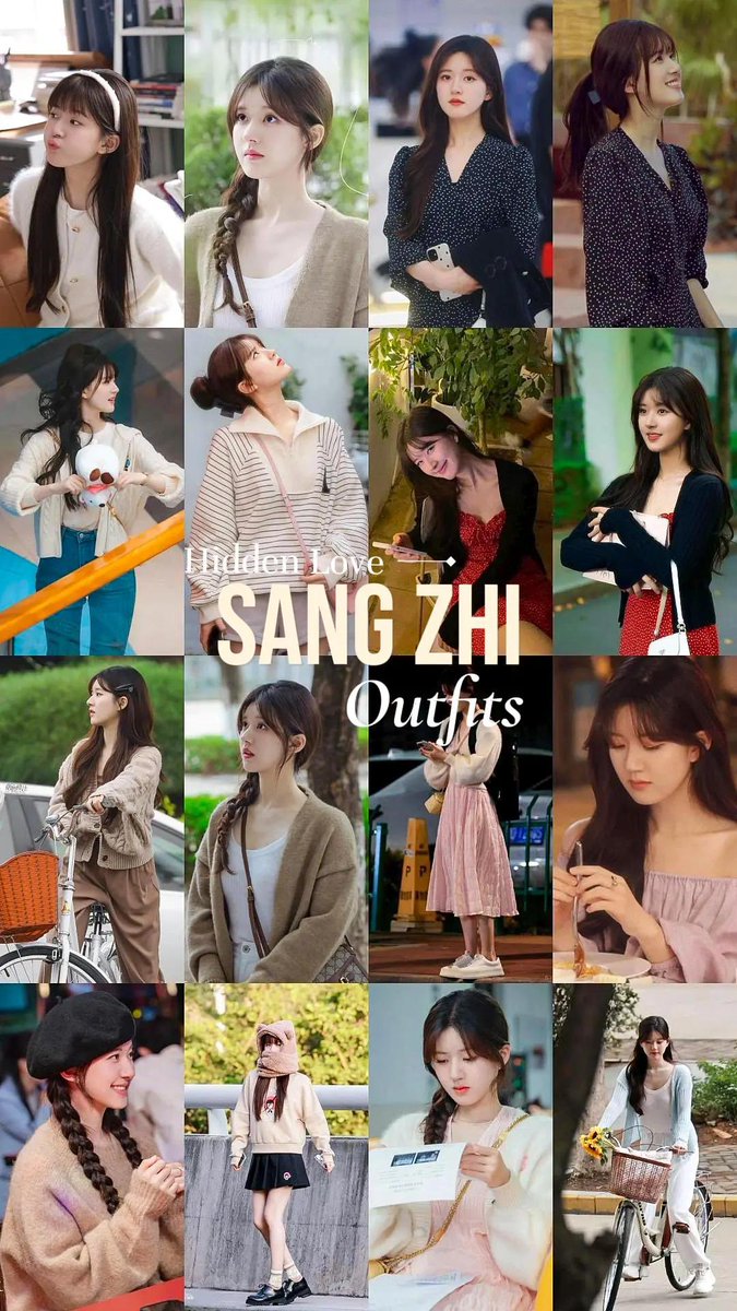 rosyholp's tweet image. Mind you, this was the original Hidden Love costume and styling. We were THIS close to ugly, tacky, outdated fits. 

A real blessing in disguise that the crew only had costumes for 2 days, #ZhaoLusi stepped in production and single-handedly upgraded the styling for the entire…