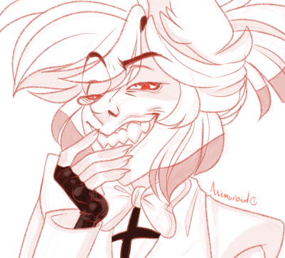 ANIMORBID24's tweet photo. warm up 
#alastor #alastorhazbinhotel #digital #digitalart #alastorfanart https://t.co/REWhBRco71
