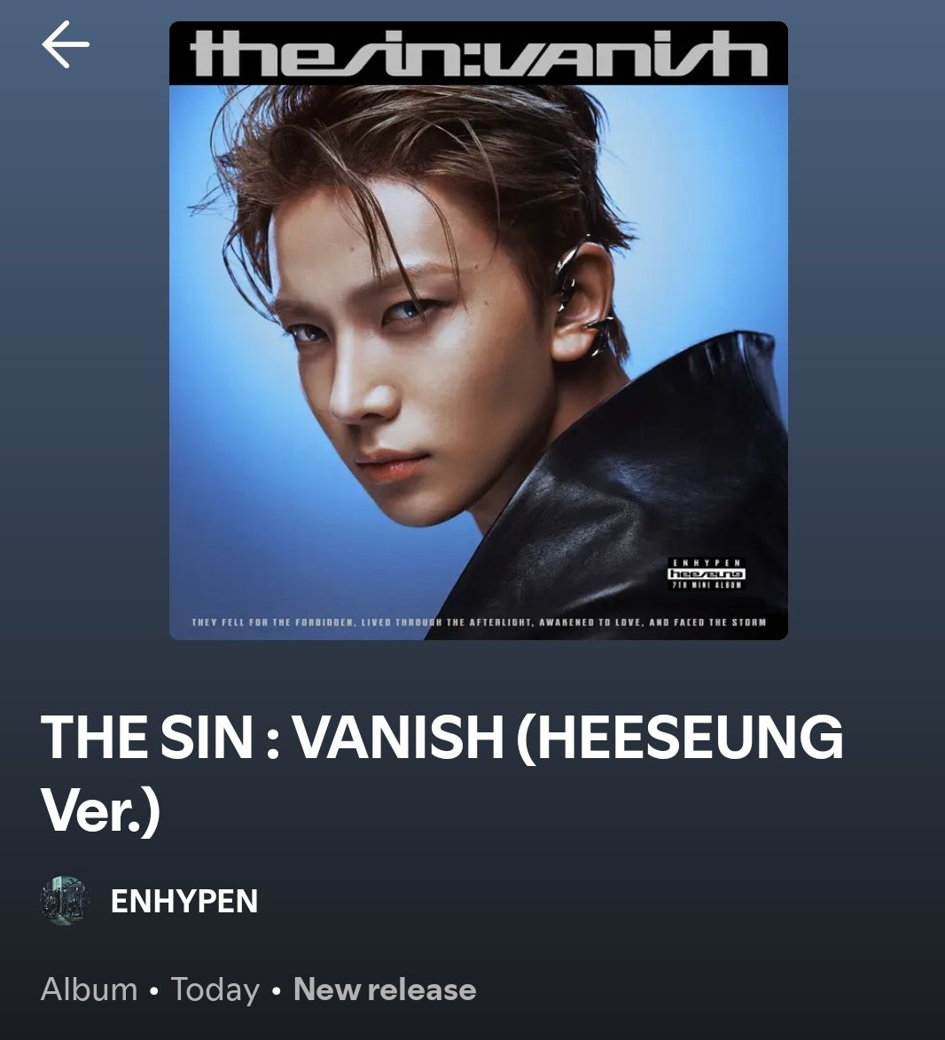 evanndeer's tweet image. THE SIN : VANISH (HEESEUNG Ver.)

🥹🥹🥹🥹🥹🔥