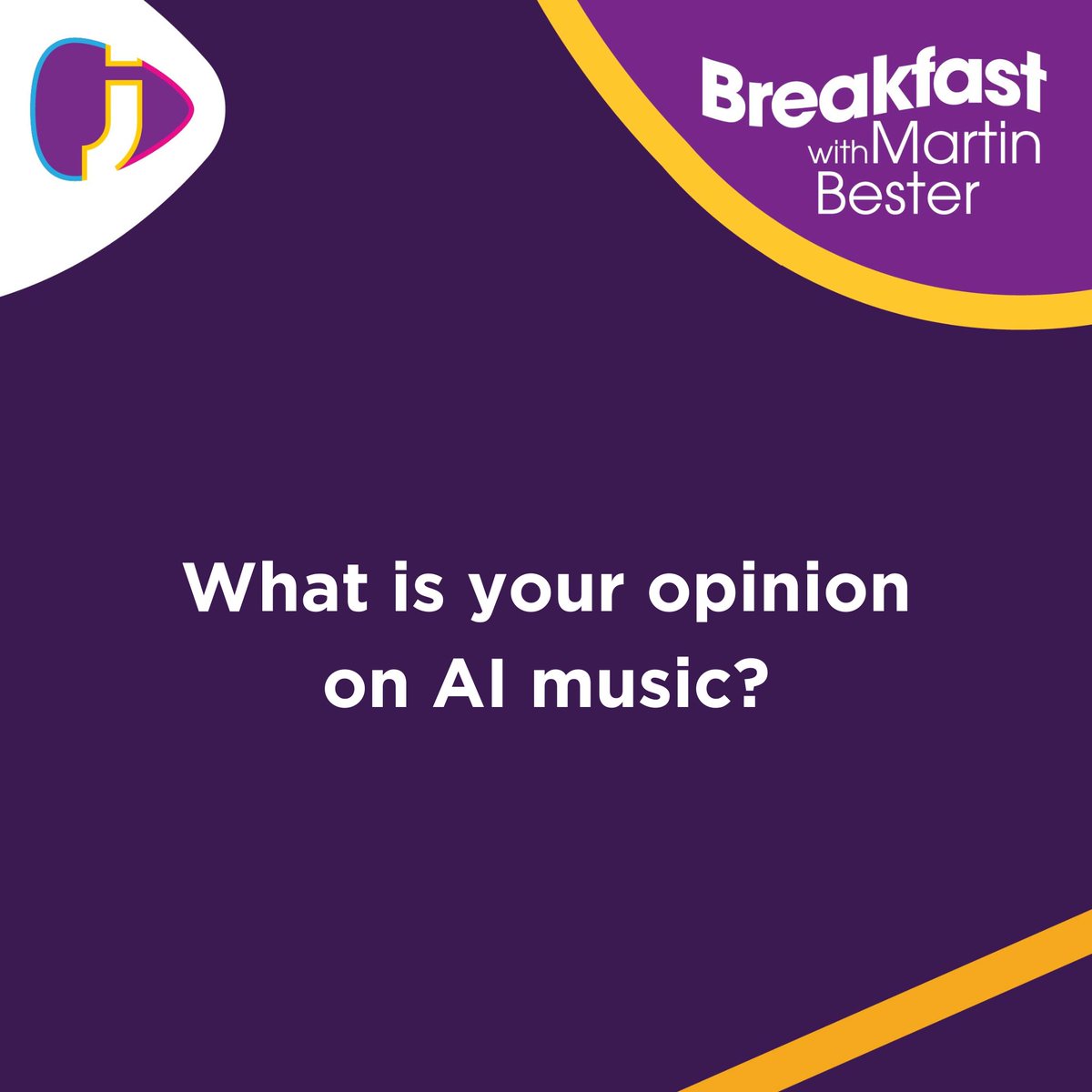 JacaBreakfast's tweet image. Breakfast with Martin Bester recently had AI musician Jakkals Vibes on #FridayLive, and the internet had a lot to say 👀

What is your opinion?

Tune in: 

📻: 94.2
📱: Jacaranda FM App
💻: jacarandafm.com
📺: DStv 858/ OpenView 602

#BreakfastWithMartinBester