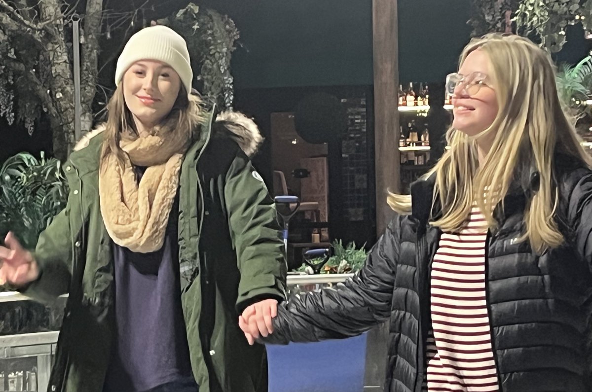 kwhite2222's tweet photo. A few photos from ice skating at the Park Place Ice Rink. Great evening for the @BVNW_Huskies publications staff members. Thanks to everyone who came out and braved the cold! https://t.co/wVQ2NfJ67I