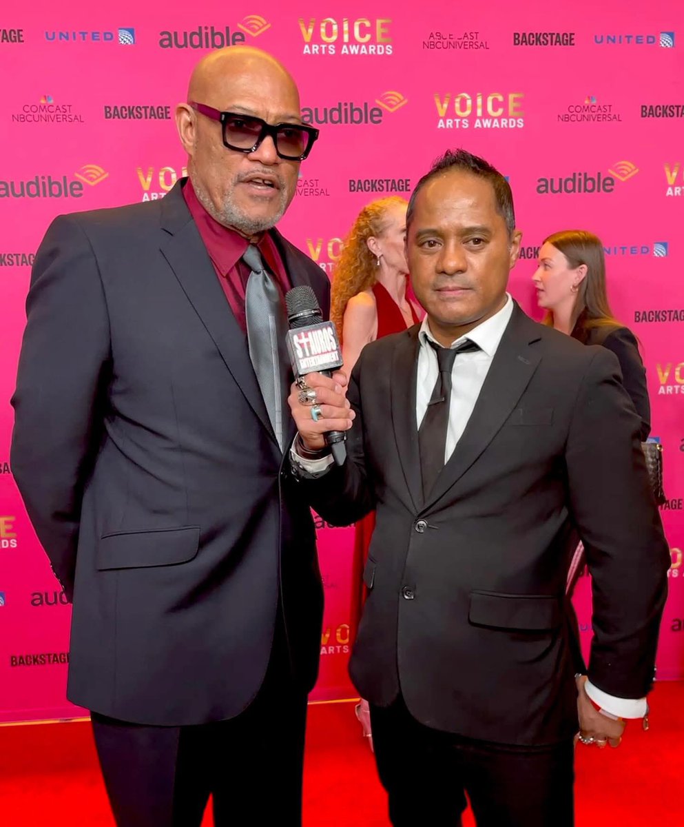 TyroneTann's tweet image. This #MatrixHasBeenComplete…, for the Legendary &amp;amp; Iconic (Actor/Voice Artist) #LaurenceFishburne is IN THE HOUSE, at the Wonderful 12the Annual #VoiceArtsAwards Presented by #SOVAS, to receive &amp;amp; be Honored with the INAUGURAL JAMES EARL JONES PRIZE!
-w/ #StaurosEntertainment