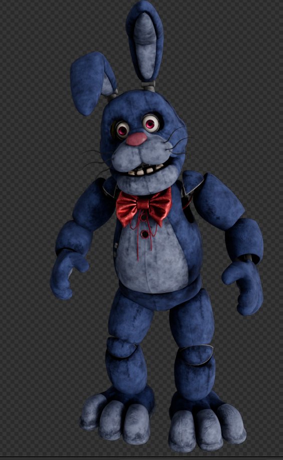 Updated Bonnie's textures - #FNAF #blender3d
