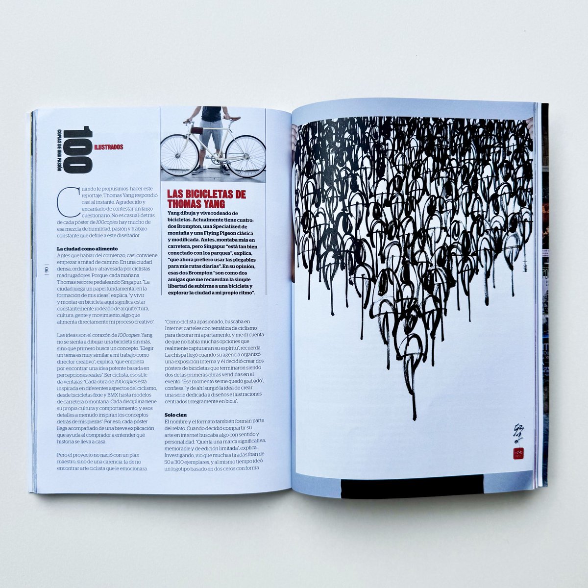 100copies Bicycle Art tweet media