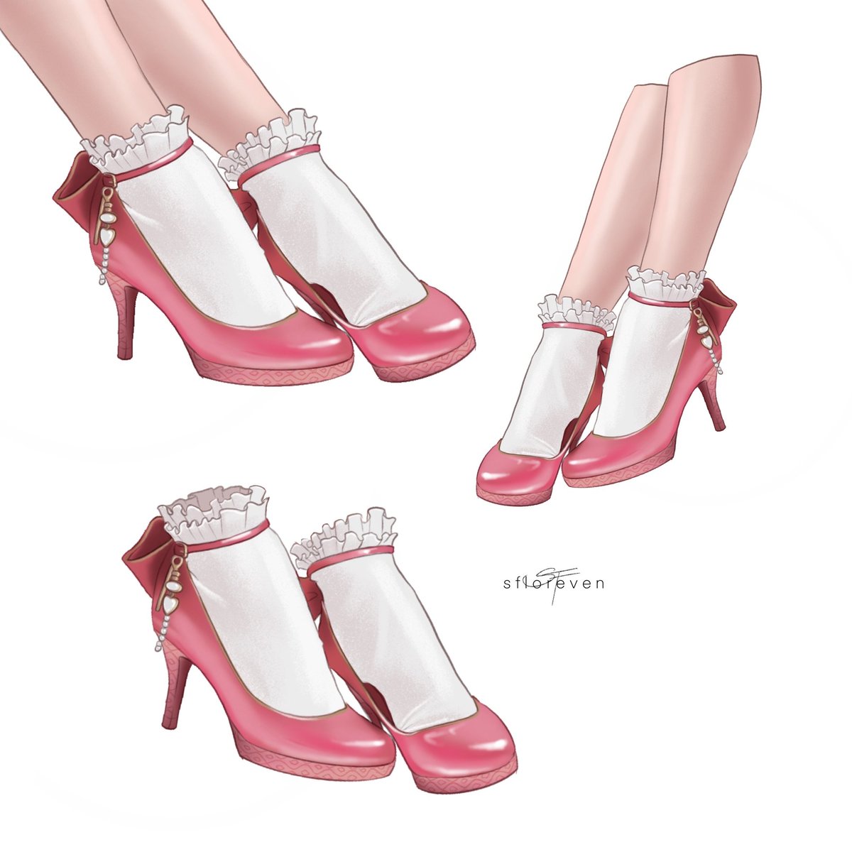 Shoe study for today 👡🎀
#art #artstudy