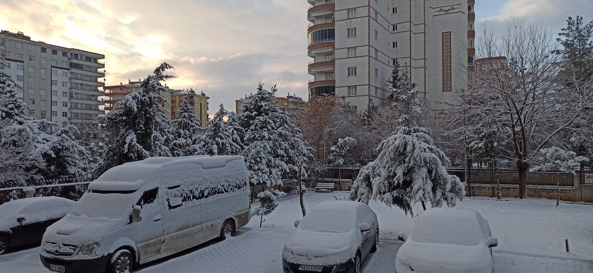 - yine karlı bir sabaha daha uyandık. Diyarbakır bu işi çok sevdi, bitmek bilmiyor