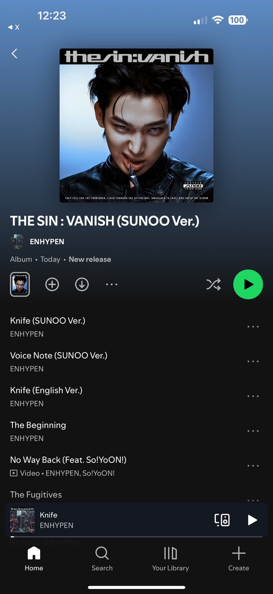 9_05nm's tweet image. อัลบั้ม remix “Knife” มี 7 ver. ซึ่งรีมิกซ์ตามสไตล์เมมเบอร์อฮพแต่ละคน แสดงให้เห็นความหลากหลายทางดนตรีจากมุมมองของเมมเบอร์ทั้ง 7คน
- มาพร้อม Voice Notes เล่าเบื้องหลังการสร้างสรรค์ - มีเพลง “Knife (English Ver.)” ในอัลบั้ม

อะไรใหม่ๆ จนฉันตามไม่ทันแล้วพี่