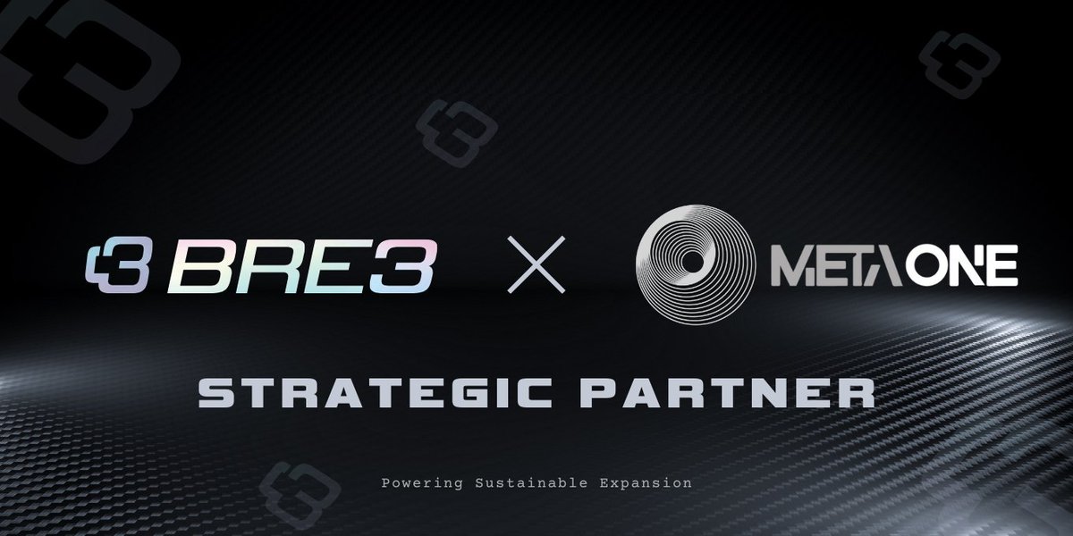 BRE3OFFICIAL's tweet photo. 🤝 Strategic Collaboration Announcement

BRE3 × @Metaone_world 

We’re excited to announce a strategic collaboration between BRE3 and MetaONE.

MetaONE is an AI-native IP gaming platform built on BNB Chain, backed by leading institutions, and focused on shaping the next generation of Web3 gaming and IP ecosystems.

BRE3 is a community-driven Web3 ecosystem, centered around real participation, contributors, and long-term value creation.

It’s a long-term alignment toward building meaningful Web3 gaming ecosystems together.

More updates coming soon.

🚀 BRE3 × MetaONE
🫂 From community, for ecosystem
