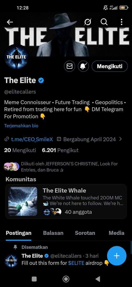 JhametKuproy's tweet photo. @elitecallers Good luck 

EcvkKCwzq2EtQTn3nMYdo548NwyZYVmbjoVwSF7EVPU5 https://t.co/NdweOQMRJ7
