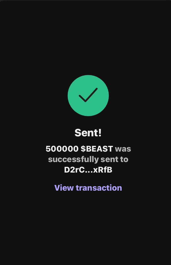 BeastNsol's tweet image. Drop your Solana $SOL address below &amp;amp; RT 👇

Every wallet gets 100,000,000 $BEAST

Must follow @BeastNsol 

Check your Wallet in 2 h ! ⏰

#Solana #SolanaAirdrop