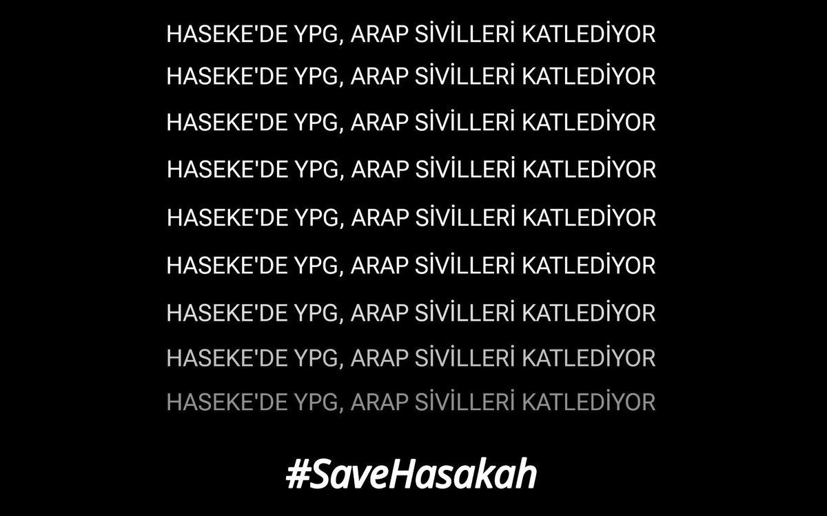#SaveHasakah