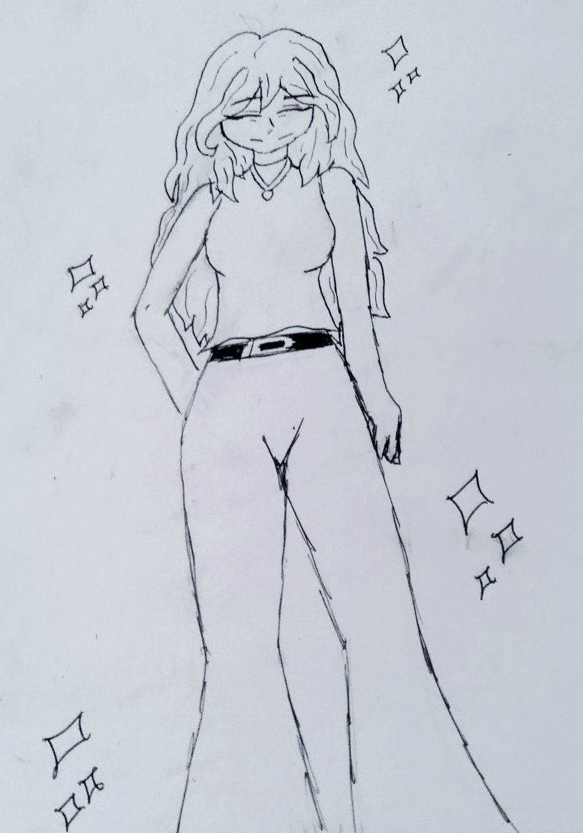 AnyDust3510's tweet photo. Dibujo random que hice con ayuda de Pinterest me gutaba más antes de pintarlo (todavía estoy aprendiendo a poner le color a mis dibujos 😅) espero les guste #dibujo #pintest #oc https://t.co/1ePFWuXRfK