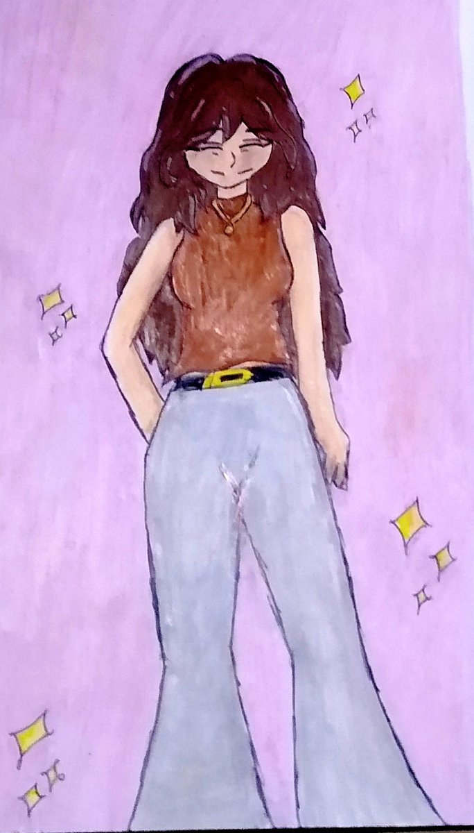 AnyDust3510's tweet photo. Dibujo random que hice con ayuda de Pinterest me gutaba más antes de pintarlo (todavía estoy aprendiendo a poner le color a mis dibujos 😅) espero les guste #dibujo #pintest #oc https://t.co/1ePFWuXRfK