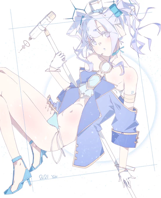 #魅力のある青を見せてください見た人全員強制