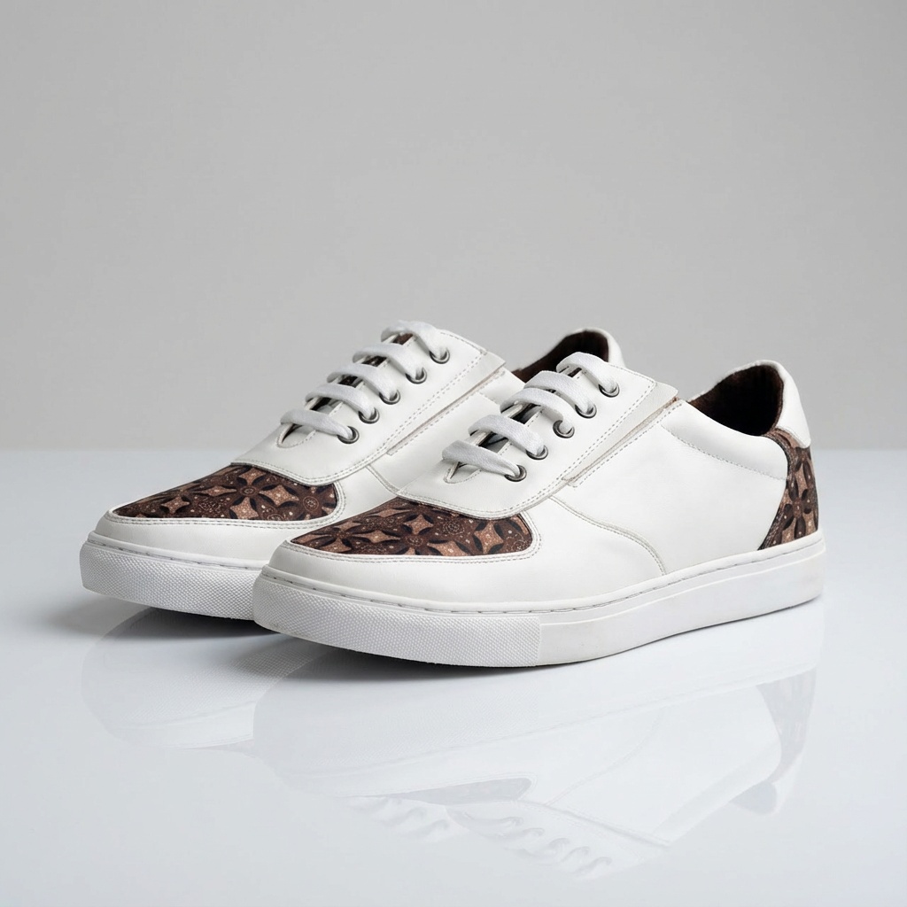 diel_fz's tweet photo. Discover the perfect blend of modern style and Batik heritage. Step confidently with Cerdas PT! 👟✨ #BatikStyle #CerdasPT #FootwearFashion #TraditionMeetsTrend Buy now! https://t.co/agtSMWjjzi