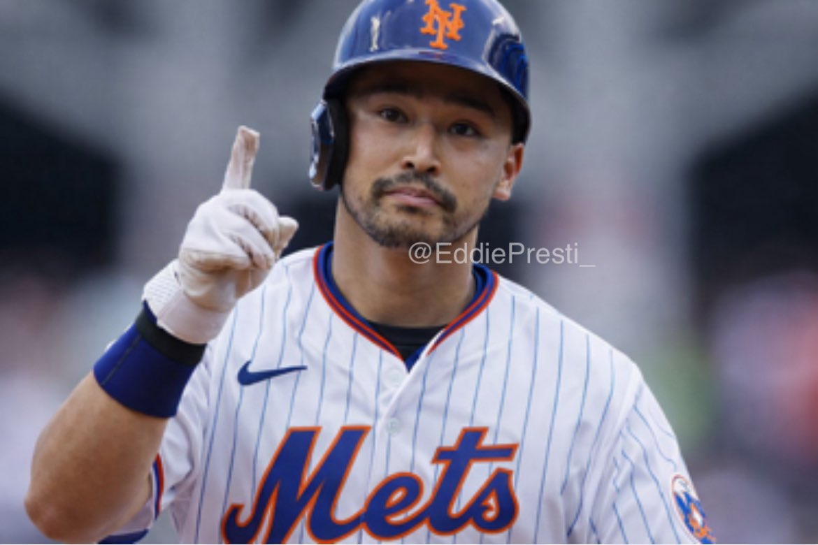 EddiePresti_'s tweet image. The Mets should look into trading for LFer Steven Kwan. One of the best OFers in MLB, elite K% Whiif% making only 7M. A package centered around Brett Baty could be a great starting point. #LGM
