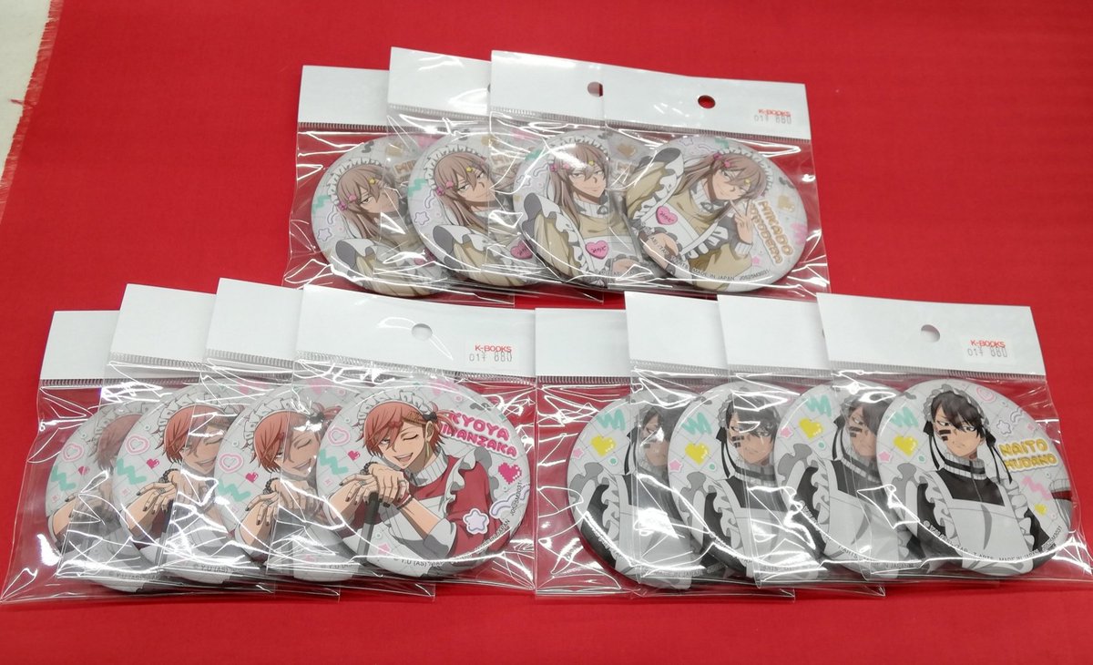 入荷情報】 『桃源暗鬼』より ◇缶バッジ ジャージメイドver. こちらが