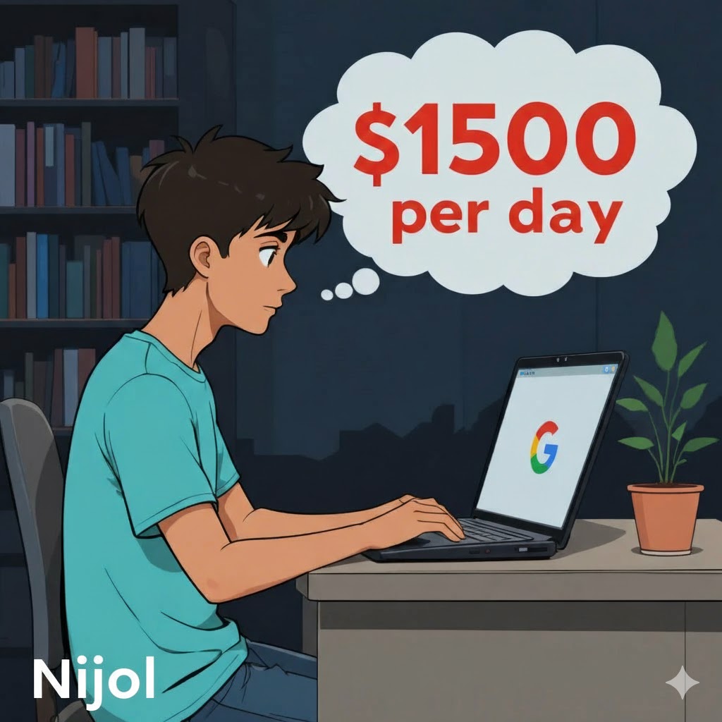 Nijol71's tweet image. Broke?  Jobless?  Feeling stuck?

Google is paying $1,500 a day — and you don’t need a resume.

All it takes is:
📱 A phone
🌐 Internet
⏱ 5 minutes a day

✅ Like this post
💬 Comment “Google”
🔁 Retweet
👣 Make sure you’re following so I can DM you the details