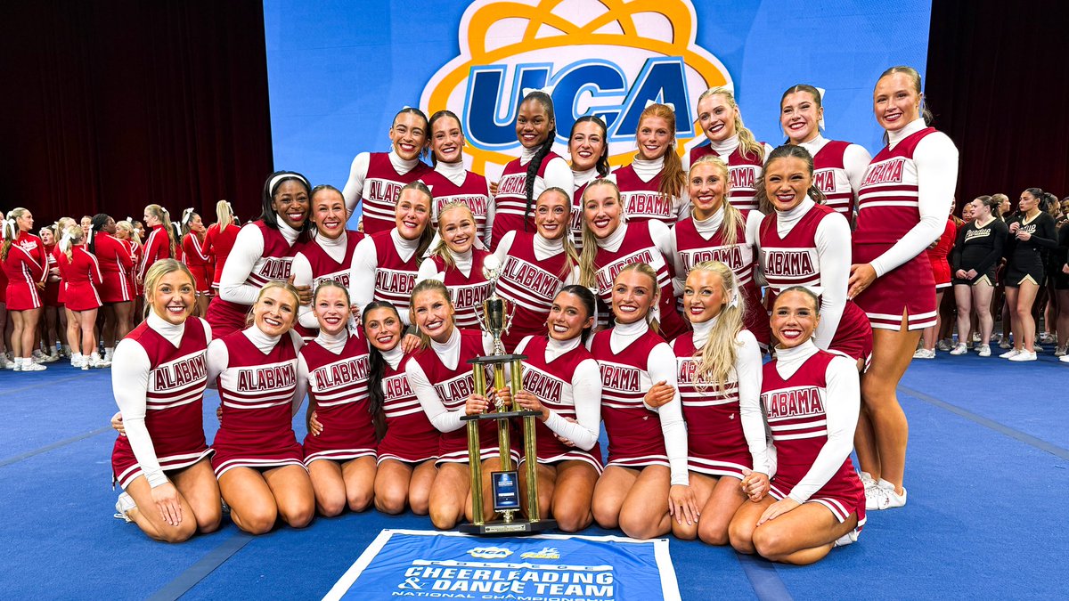 UA_Athletics's tweet image. Roll Tide! 

Alabama All Girl wins the 2026 UCA National Title! 🏆

#RollTide