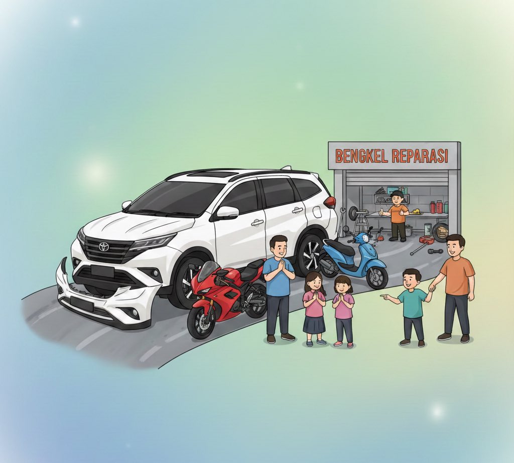 merapi_uncover's tweet photo. assalamualaikum wr wb. selamat siang kak admin. mohon maaf sebelumnya, saya dari pihak keluarga yang kecelakaan di tugu. posisi saya berada di dalam mobil toyota rush tersebut. alhamdulillah untuk masalah sudah kami selesaikan secara kekeluargaan. kami juga sudah minta maaf, dan bertanggungjawab penuh atas kejadian ini. untuk motor yang tertabrak, hari ini sudah saya bawa ke bengkel untuk diperbaiki sepenuhnya. untuk korban kemarin kami fasilitasi untuk diantar ke rumah. posisi sopir mobil tersebut kelelahan hingga menyebabkan ngantuk sehingga mobil tidak fokus ke arah kanan lawan arah dan oleng lalu menabrak 2 motor. saya mewakili keluarga mohon maaf untuk kesalahan kami karena saat mengantuk tetap menyetir sehingga menyebabkan kerugian bagi orang lain. karena masalah sudah selesai, untuk menghindari masalah lebih luas karena adanya bermacam-macam opini, untuk video tersebut di take down ya kak? baik di twitter maupun di instagram.

dengan kerendahan hati kami, kami mohon maaf sebesar-besarnya. dan kami mohon kepada admin untuk take down video karena alhamdulillah masalah sudah selesai dengan para korban. terimakasih banyak kak. 😊