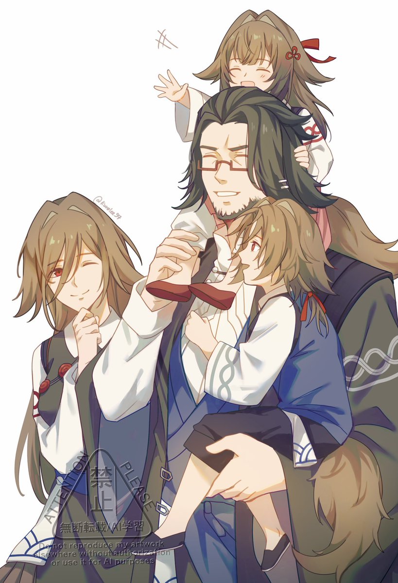 Zenzero_NNaNa's tweet image. 瞬光ちゃんの話を聞いてたら、幸せな家族の姿が想像できる……泣ける(´；ω；｀)

作者様：Kuro Lee 🕶️🔥M6 Lighter haver（@kurolee97）