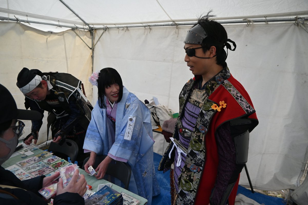 松の内はとうに過ぎましたが、実は京都・長岡京おもてなし武将隊つつじ様 <a href="/nagaokakyobusho/">【公式】京都・長岡京おもてなし武将隊つつじ</a> からかわいい年賀状を頂戴しておりましたのでご紹介。ドット絵も良いですね。