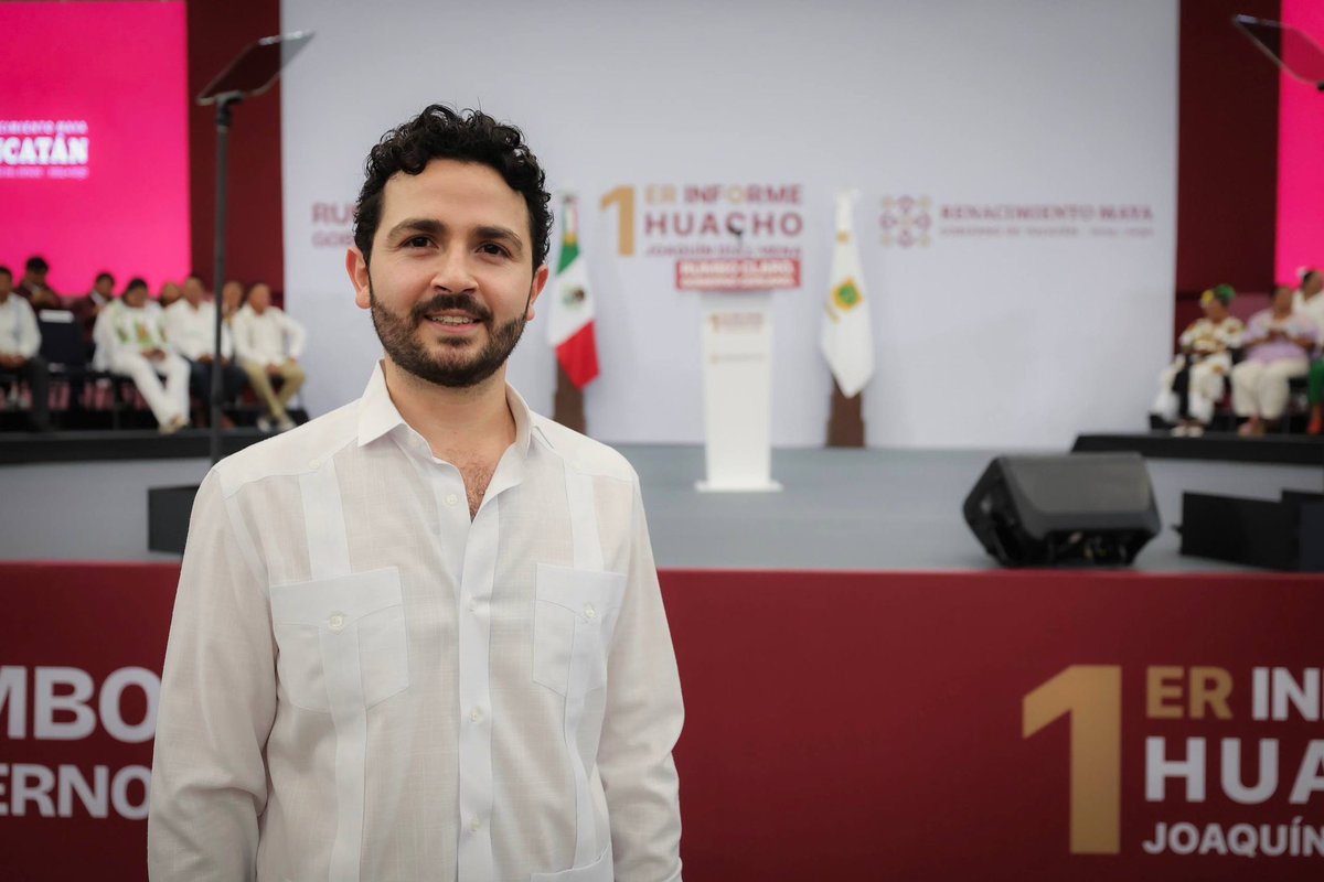 Acompañamos al Gobernador <a href="/huachodiazmena/">Joaquín Díaz Mena</a> en su Primer Informe de Gobierno, un momento clave para reconocer el trabajo, los resultados y el rumbo que hoy tiene Yucatán.

Seguimos avanzando con un gobierno cercano, con visión y con #RumboYCercanía. 🙌🏼
