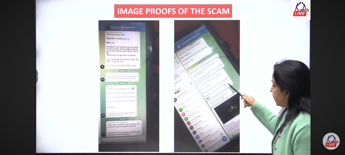 परीक्षा से पहले पेपर इनके पास कैसे पहुँच रहा है?
₹10,000–₹30,000 में खुलेआम बेचा जा रहा है।
जब SSC चेयरमैन खुद कह चुके हैं कि पेपर
30–60 मिनट पहले बनता है और सीधे एग्ज़ाम में अपलोड होता है।
तो फिर टेलीग्राम पर एक दिन पहले पेपर + Answer Key कैसे पहुँची?
ये शिक्षा नहीं,
