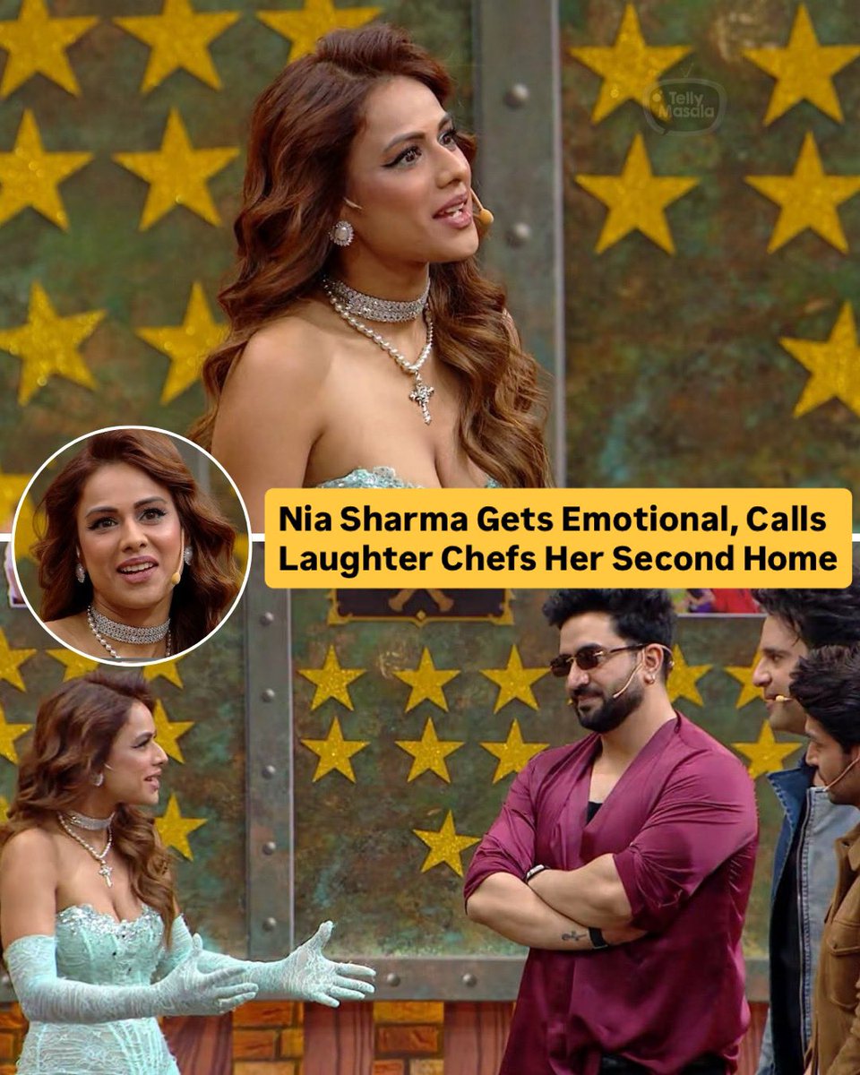 Nia Sharma gets emotional as she calls the Laughter Chefs family her second home ❤️ She shares how the show gave her warmth, love, and memories she’ll cherish forever.

#NiaSharma #LaughterChefs #SecondHome #EmotionalMoment #tellymasala