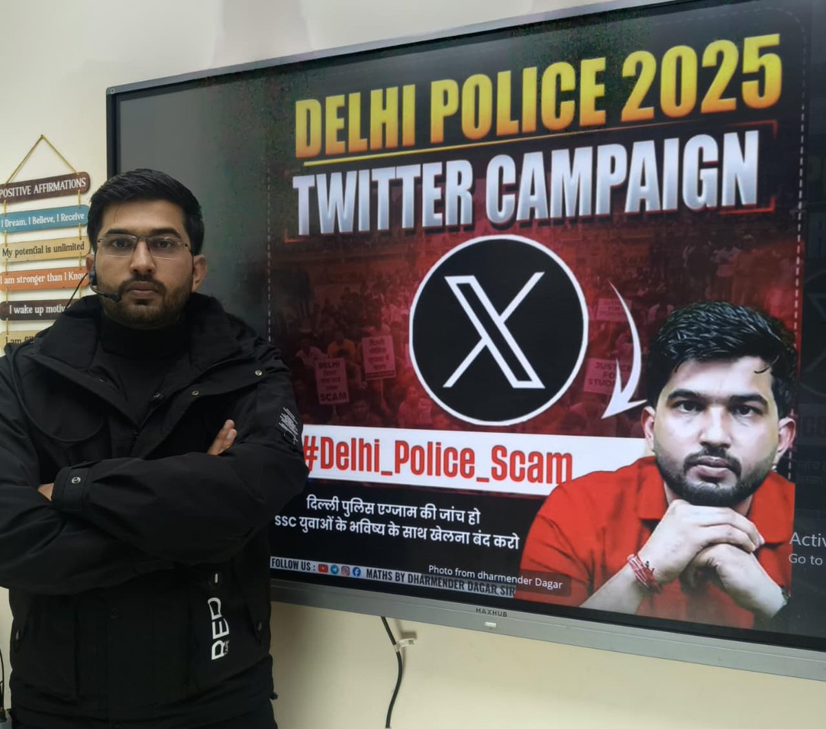 अकेले हम सिर्फ शोर मचा सकते हैं, लेकिन साथ मिलकर हम बदलाव ला सकते हैं! दिल्ली पुलिस कांस्टेबल भर्ती 2025 में हुई कथित गड़बड़ी के खिलाफ एकजुट होने का आह्वान है। अपने हक के लिए उठिए, बोलिए और तब तक मत रुकिए जब तक निष्पक्ष जांच शुरू न हो जाए। ✊🤝#Delhi_Police_Scam