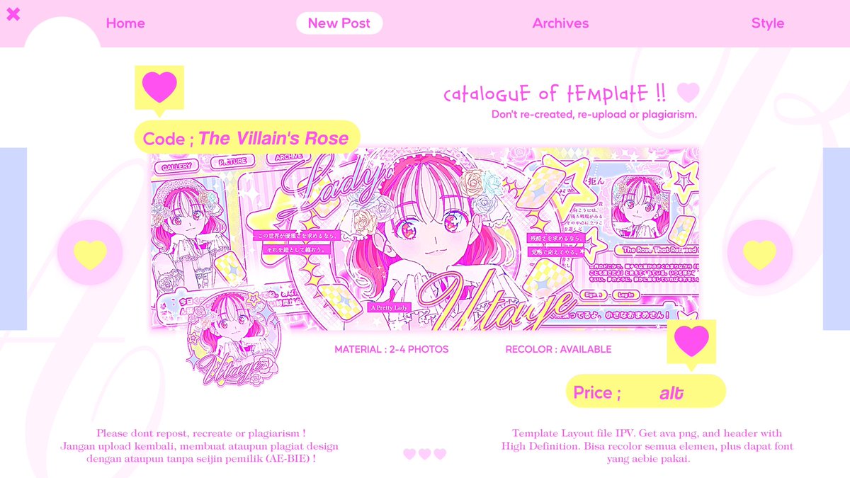 kooakv's tweet photo. 🌷Hello, bies! #zonauang #zonaba
A retweet would be appreciated ⭐

🍥 . . . Aebie disini! ada dua template layout cantik yang bisa kamu adopsi nih 🕶️ ?! File rapi dan bisa di recolor juga !! Cocok buat kamu lho~ 🌸

 » 𝘤𝘦𝘬 𝘴𝘦𝘭𝘦𝘯𝘨𝘬𝘢𝘱𝘯𝘺𝘢 𝘥𝘪 𝘢𝘭𝘵 𝘺𝘶𝘱𝘴 . . . https://t.co/3rg7YismD4