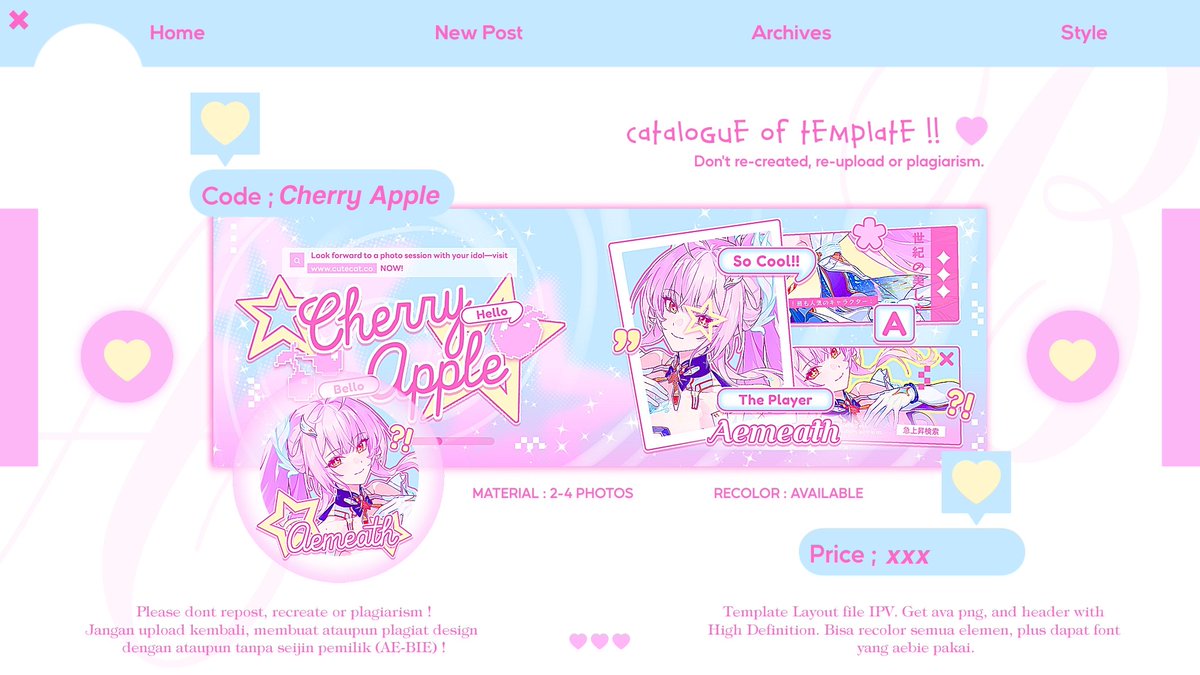 kooakv's tweet photo. 🌷Hello, bies! #zonauang #zonaba
A retweet would be appreciated ⭐

🍥 . . . Aebie disini! ada dua template layout cantik yang bisa kamu adopsi nih 🕶️ ?! File rapi dan bisa di recolor juga !! Cocok buat kamu lho~ 🌸

 » 𝘤𝘦𝘬 𝘴𝘦𝘭𝘦𝘯𝘨𝘬𝘢𝘱𝘯𝘺𝘢 𝘥𝘪 𝘢𝘭𝘵 𝘺𝘶𝘱𝘴 . . . https://t.co/3rg7YismD4
