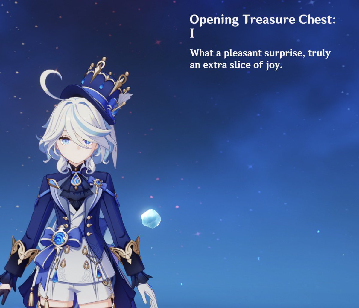 mavuskirk's tweet image. Columbina copying furina’s lines 😭