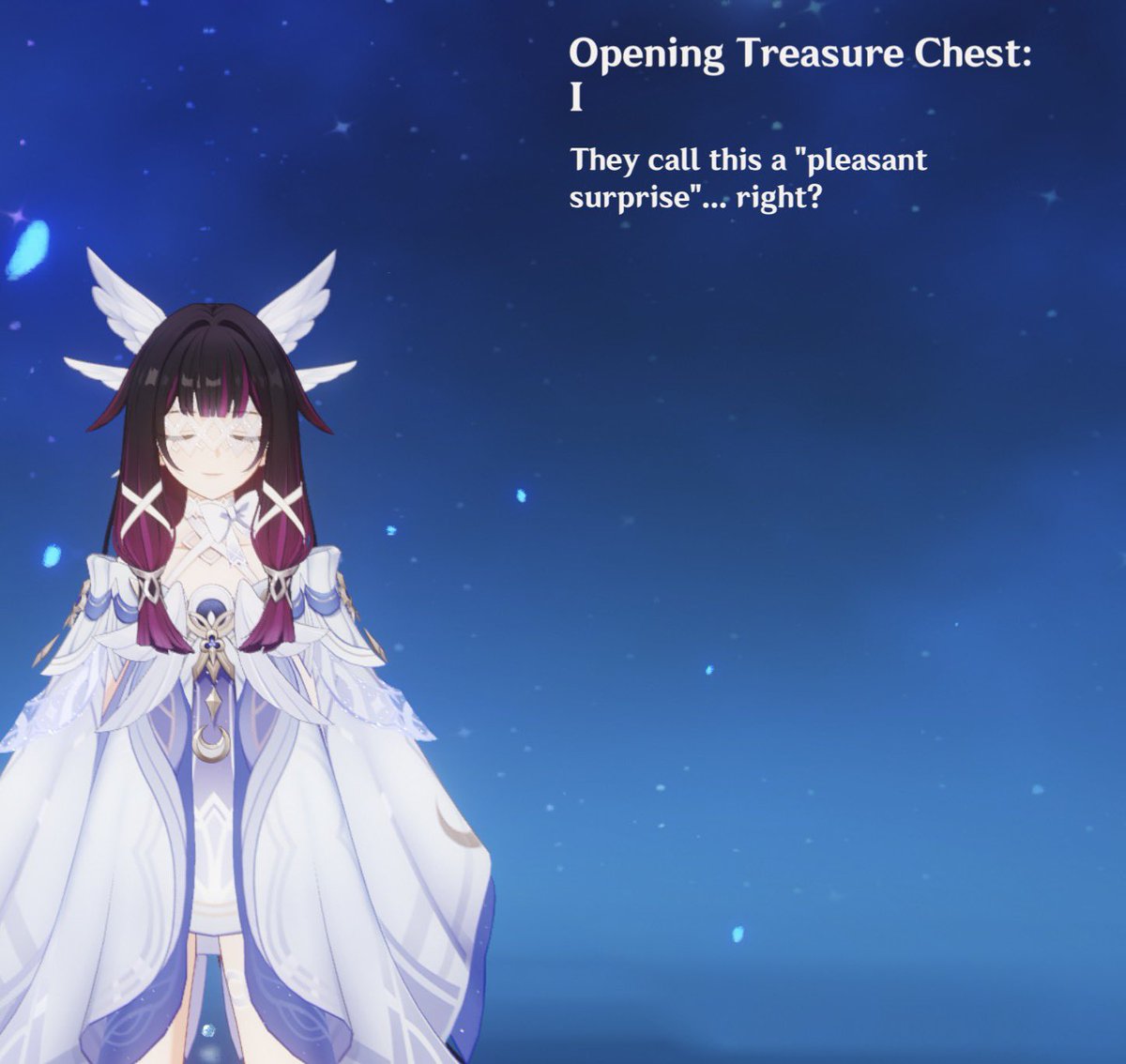 mavuskirk's tweet image. Columbina copying furina’s lines 😭