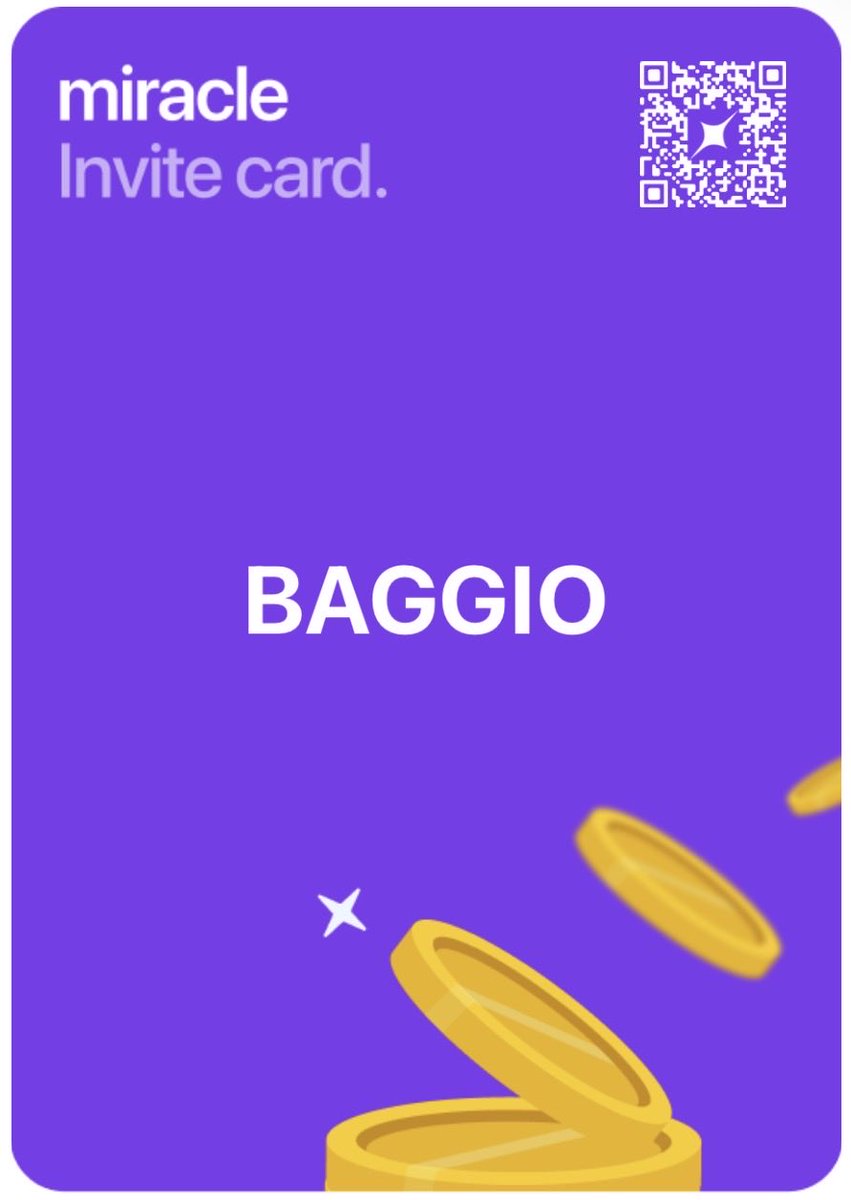 Crypt_BAGGIO's tweet photo. @miracletrade Gmiracle ✨ https://t.co/Kztw5BZy4x