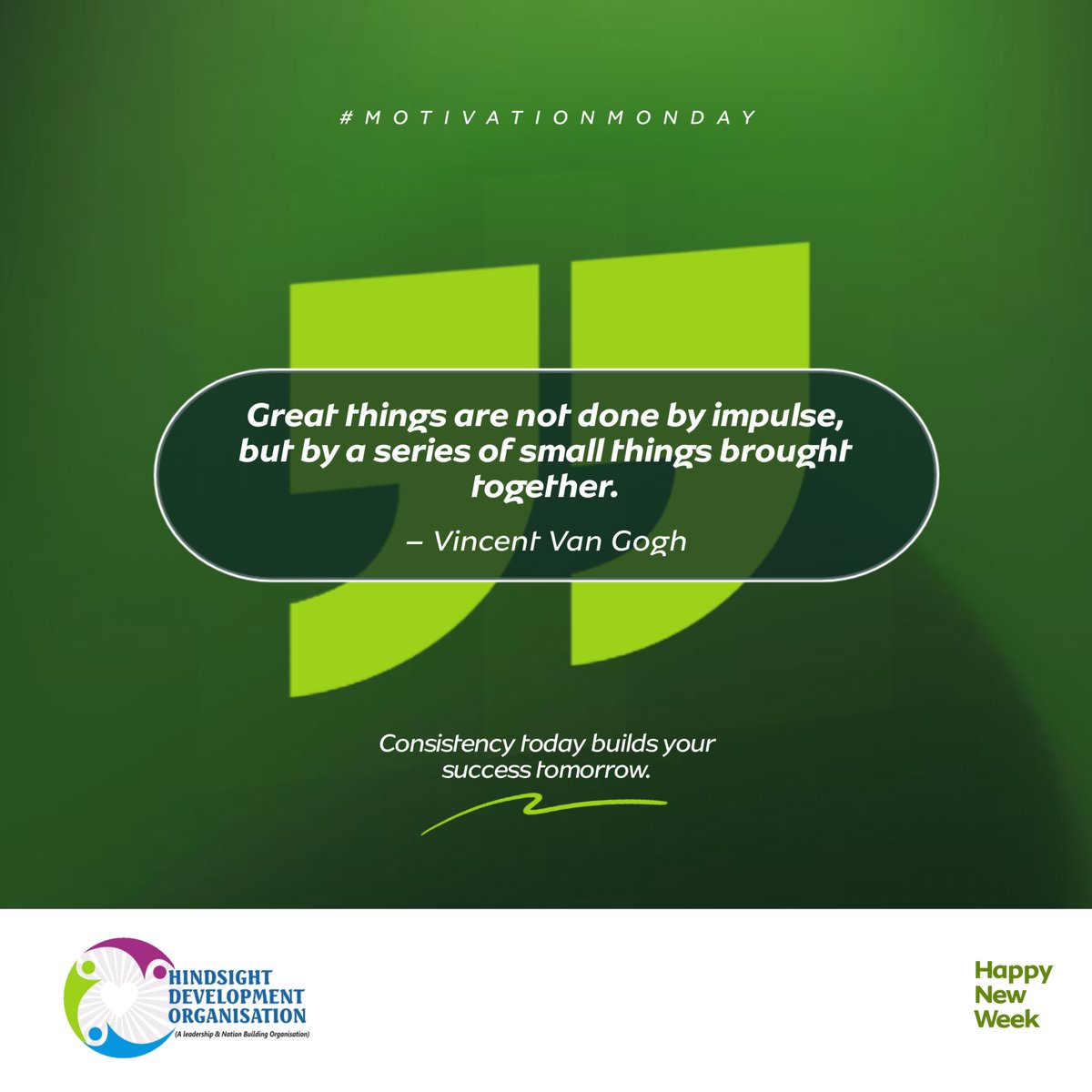 The HINDSIGHT DEVELOPMENT ORG. tweet media