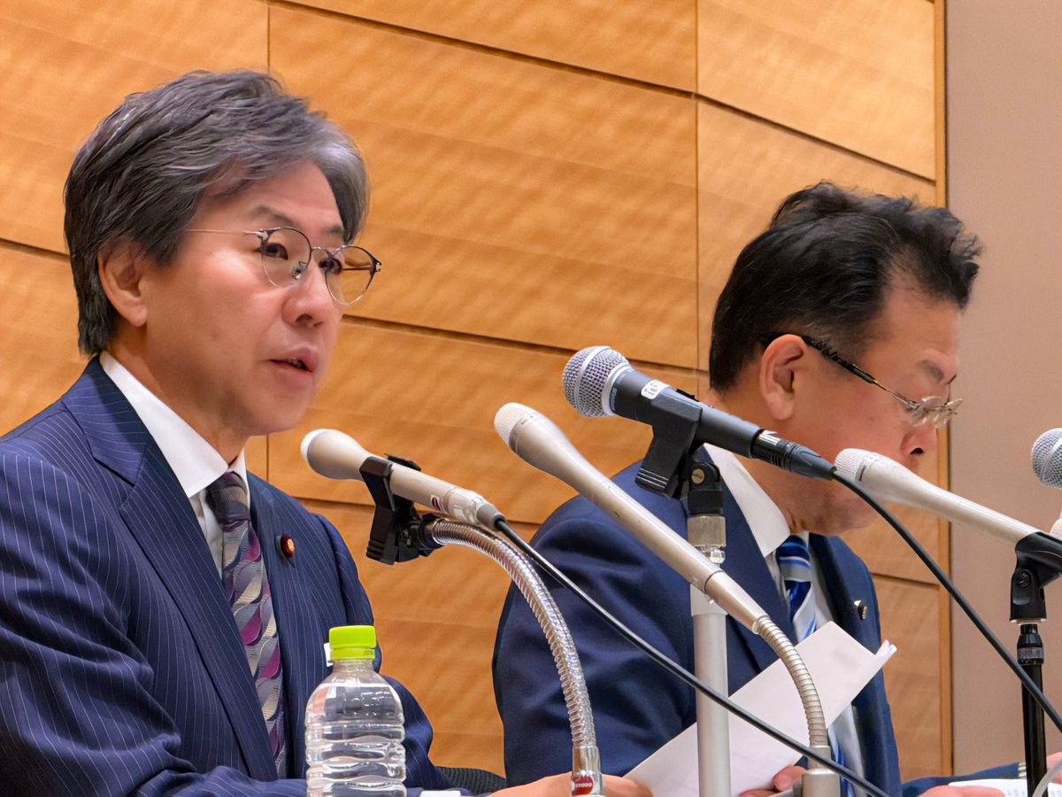 安住淳 tweet media