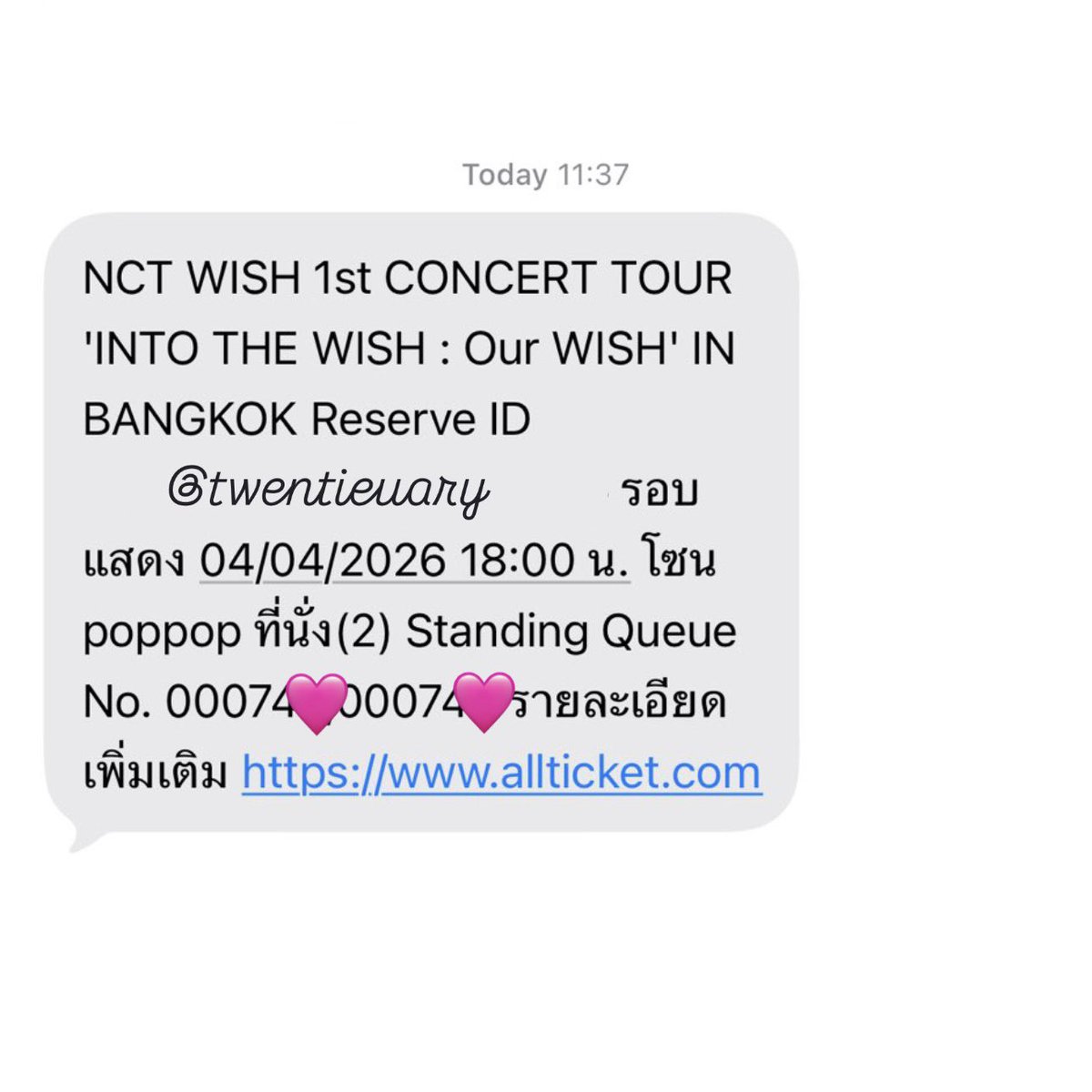 wts ขายบัตร 🪽🪽

รอบเมมเบอร์ 2ใบติดกัน
บัตร poppop q 74x

ขาย 4930 บาท มัดจำได้ 🐽

นัดรับ สยาม ตามbts
สนใจรับจริงๆ สามารถแลกคอนแทค ขอหลักฐานได้คับ 🩶

 #NCTWISH_CONCERT_TOUR_IN_BKK