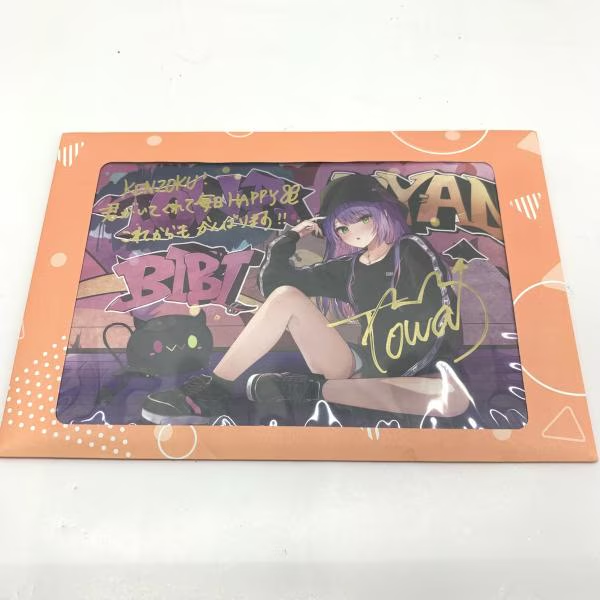 買取速報！】 常闇トワ 2022年誕生日記念 直筆サイン入りポストカード