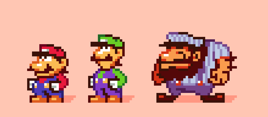 mario, luigi, and their disgraced uncle, Punchman