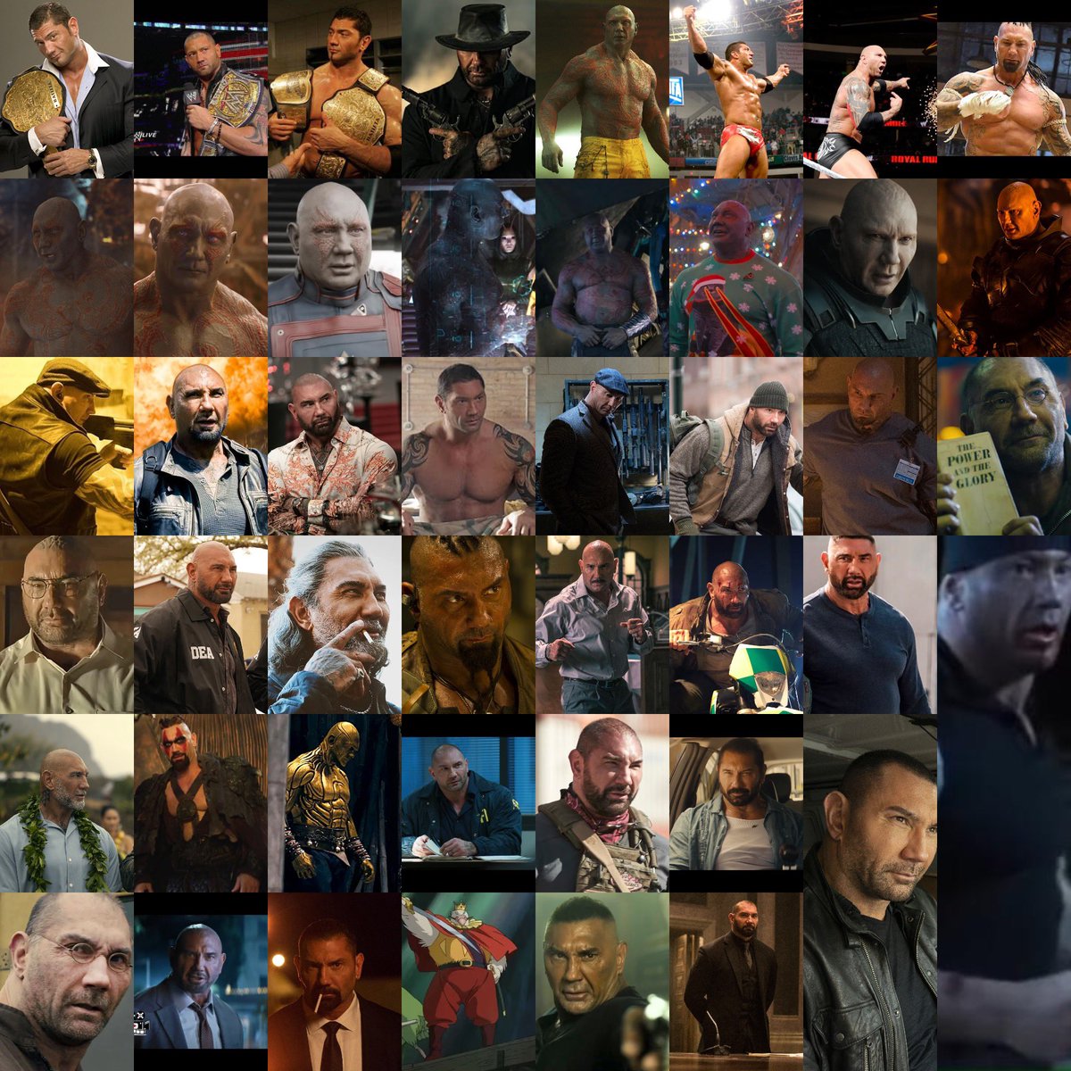JonnyLeTran5's tweet photo. Happy birthday to Dave Bautista 😍🥳 #DaveBautista #Batista #HappyBirthdayDaveBautista #HappyBirthdayBatista #GuardiansoftheGalaxy #KnockattheCabin #Dune #DunePartTwo #ArmyoftheDead #GlassOnionAKnivesOutMystery #Spectre #BladeRunner2049 #Stuber #TheAnimal https://t.co/daafMvQeoG
