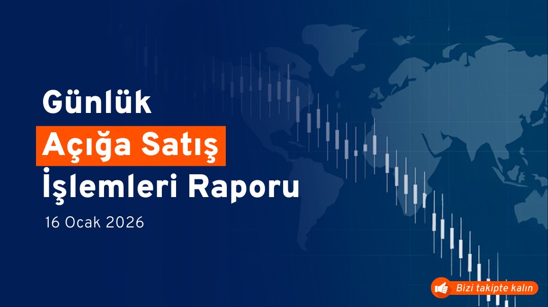 Günlük açığa satış işlem raporuna ulaşmak için tıklayınız: ikonmenkul.com.tr/arastirma-dige…