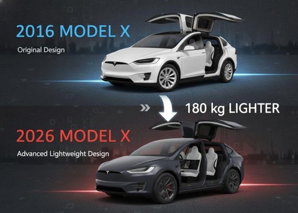 ShabKhanjee's tweet photo. That’s real EV engineering. ⚡🚗 #Tesla #ModelX #EVs #Engineering https://t.co/DkhDBa2sLY