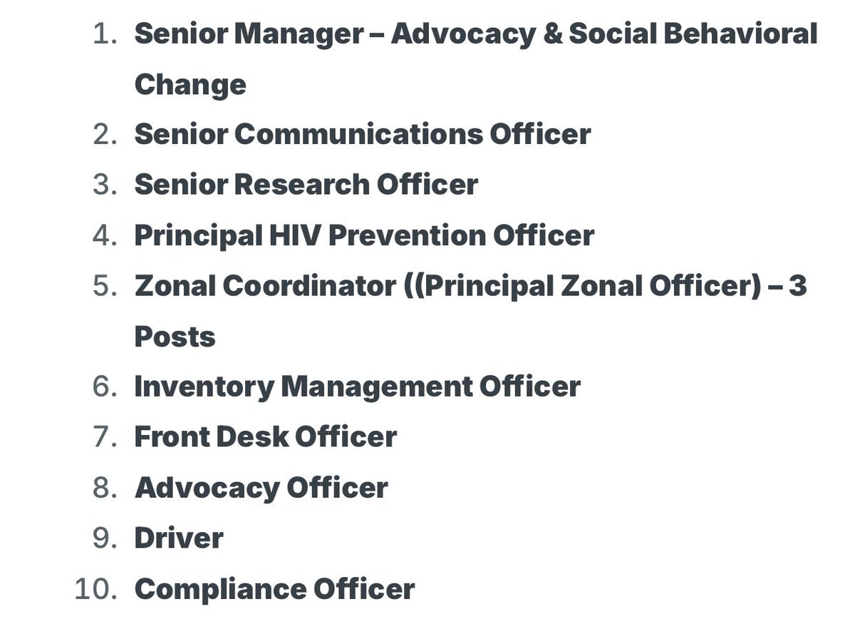 Uganda AIDS Commission is hiring

Details: jobadverts.ug/job/12-jobs-at…

#JobsInUganda