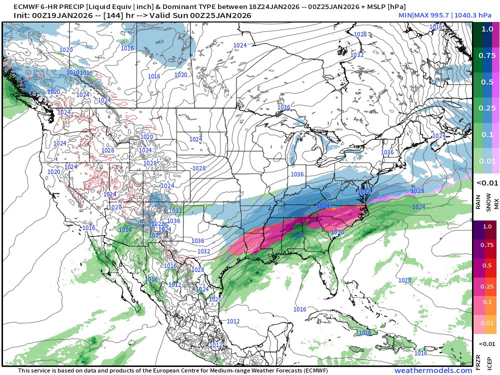 -30s likely in the Midwest with -40°F in Minnesota or Wisconsin this coming Saturday.  We may not have seen the bottom yet. 

Even worse than 4 Interceptions might be the cold and potential for crippling ice/freezing rain for Texas next weekend.  Stay tuned for worse news later.