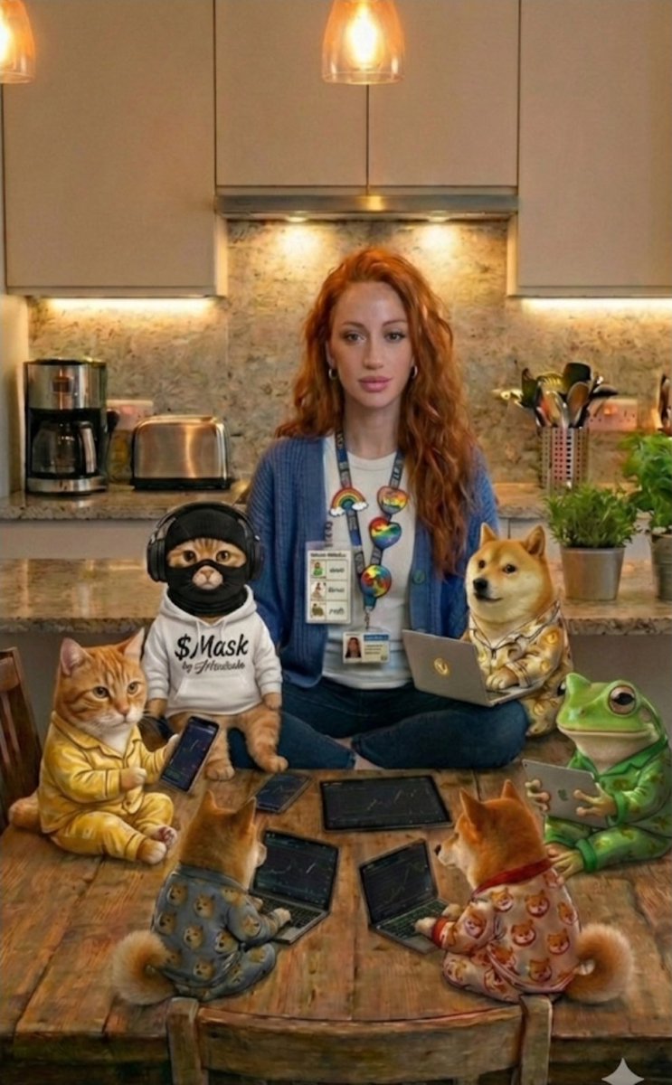 GinjaninjaMask's tweet photo. GM! ☕️ Heading out to work while the home office stays busy.
​I’ve left the portfolio in the hands of the experts today. 🐕🐸 No distractions, just focus. $Mask stays on. 🛡️✨
​Have a productive day, everyone!
#GM #Crypto #Web3 #MaskNetwork $MASK #Trading https://t.co/rVaTLd4Np7