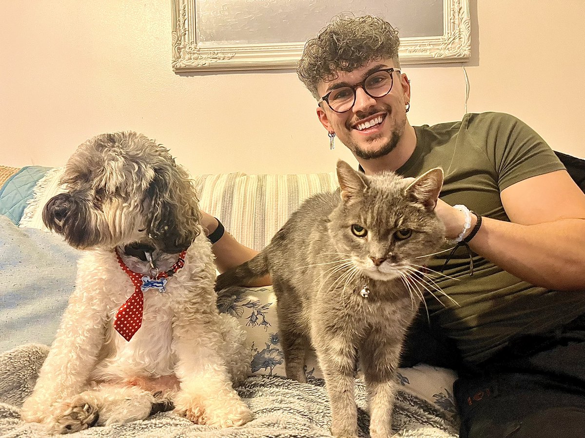 Malcolm & Baby Dog tweet media