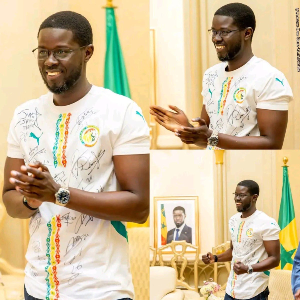 AMAKURU AGEZWEHO 
==================
Perezida wa Senegal, Bassirou Diomaye Faye yatangaje ko uyu munsi ari ikiruhuko kugira ngo abaturage ba Senegal babone umwanya uhagije wo kwishimira igikombe cya Afurika baraye begukanye.
<a href="/PR_Diomaye/">Bassirou Diomaye Faye</a>