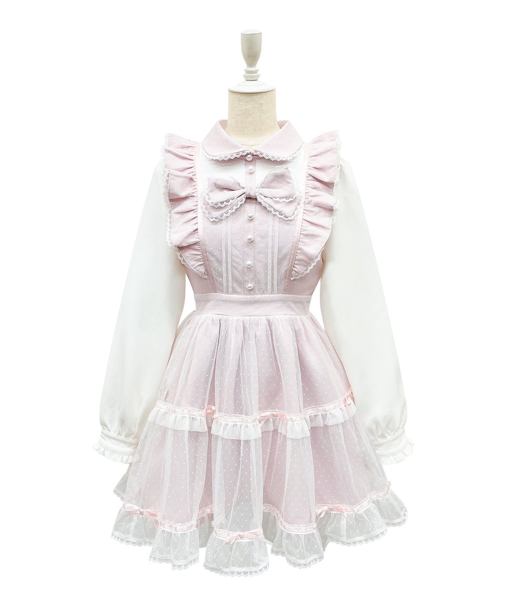 ⠀ ┈ 渋谷109先行販売 item ┈ ドットチュールをアクセントに 使用