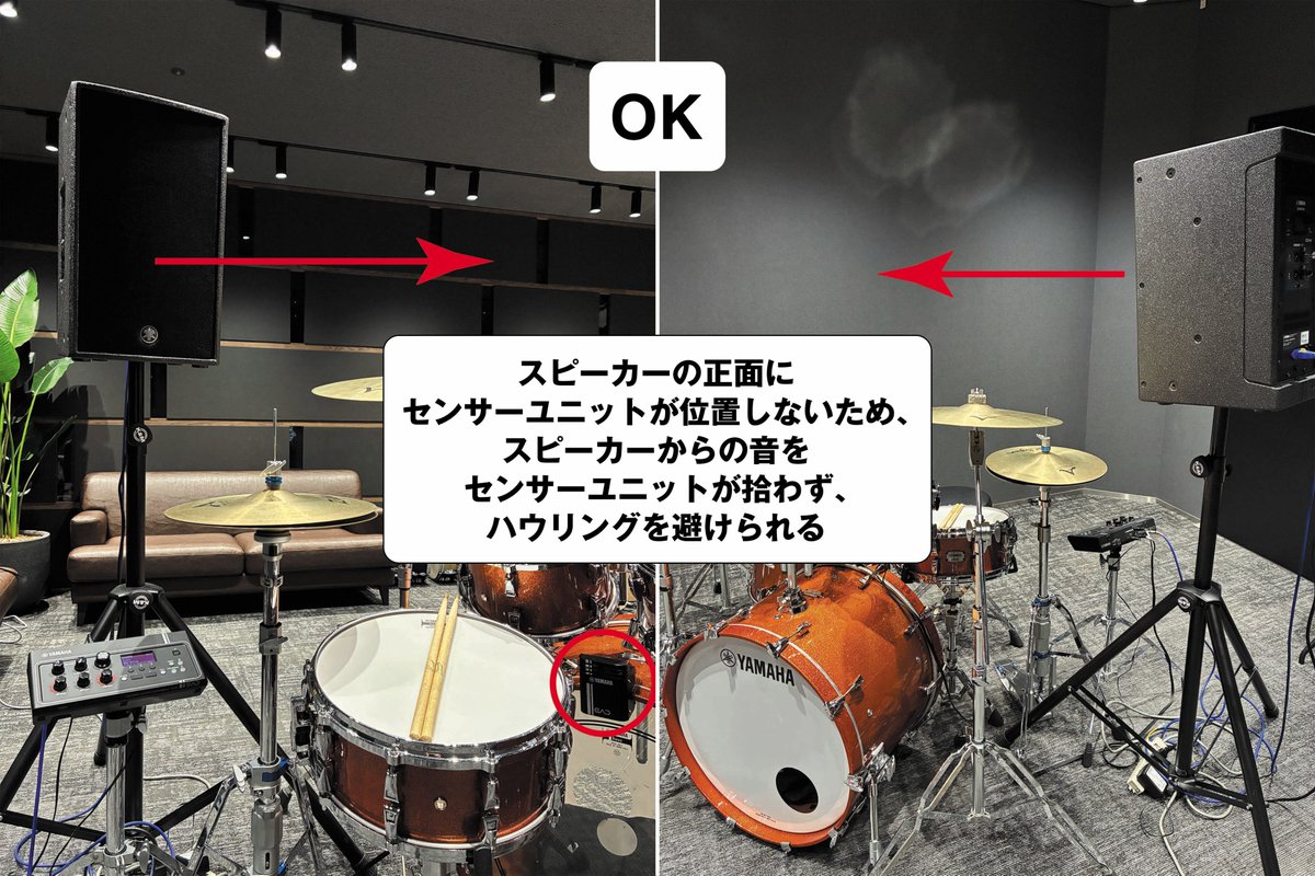 軽音楽部のライブのドラム用マイクとして「簡単に良い音で収音できる